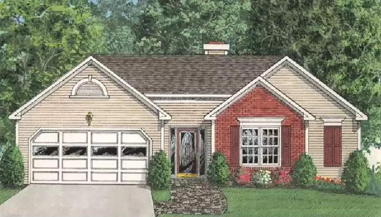 image of ranch house plan 6275